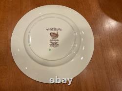 10 Barnyard King Johnson Bros. Turkey Dinner Plates 10 3/4 Thanksgiving -nice