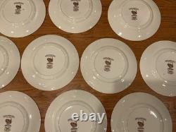 10 Barnyard King Johnson Bros. Turkey Dinner Plates 10 3/4 Thanksgiving -nice
