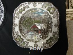 10 Johnson Brothers Friendly Village Square 7 1/2 salad plates Minty