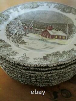 10 Johnson Brothers Made in England Friendly Village Plates