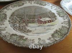 10 Johnson Brothers Made in England Friendly Village Plates