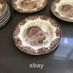 10 Salad Plates Autumn Monarch by Johnson Brothers 7.75 plates