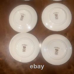 10 Vintage Johnson Brothers BARNYARD KING Turkey Dinner Plates England Free Ship