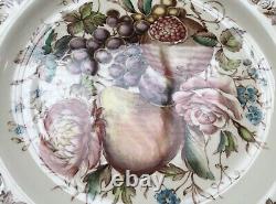 11 Johnson Brothers Windsor Ware Harvest Fruit Dinner Plates 10 3/4