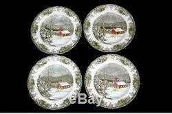 11 Pc. Johnson Bros. The Friendly Village School House Dinner PlatesMint