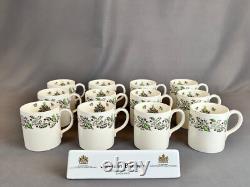 12 Johnson Bros MERRY CHRISTMAS Transfer 3 Mugs MINT