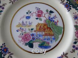 12 Johnson Bros Pareek Dinner Plates Colorful Flowers England