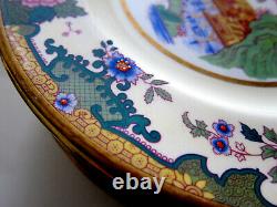 12 Johnson Bros Pareek Dinner Plates Colorful Flowers England