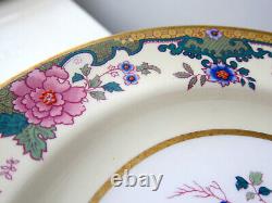 12 Johnson Bros Pareek Dinner Plates Colorful Flowers England