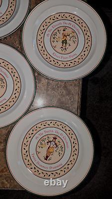 12 Johnson Brothers 12 Days of Christmas Dinner Plates 12 different design/days