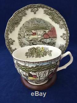 12 Johnson Brothers FRIENDLY VILLAGE 7 Piece Place Settings + EXTRAS 94 Pieces