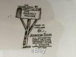 12 Johnson Brothers FRIENDLY VILLAGE 7 Piece Place Settings + EXTRAS 94 Pieces