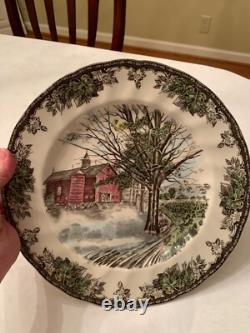 12 Johnson Brothers Friendly Village Assorted Buffet / Dinner Plates 10.5