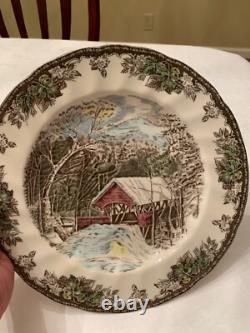 12 Johnson Brothers Friendly Village Assorted Buffet / Dinner Plates 10.5