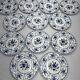 12 Johnson Brothers Indies Blue And White 9 3/4 Dinner Plates Mint, Unused
