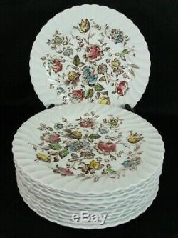 12 Johnson Brothers STAFFORDSHIRE BOUQUET Dinner Plates MINT NEVER USED