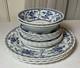 12 Pc Set Johnson Bros Indies Blue And White Flowers England Porcelain Plates