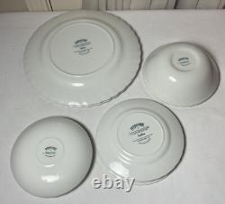 12 Pc Set Johnson Bros Indies Blue And White Flowers England Porcelain Plates