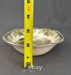 12 Vtg FRIENDLY VILLAGE 6 1/4 Coupe Cereal BOWLS Johnson Bros. Mint