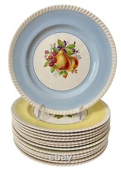 13 Dinner Plates California By Johnson Brothers Bros Old English Fruit 9 7/8