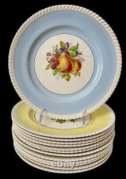13 Dinner Plates California By Johnson Brothers Bros Old English Fruit 9 7/8
