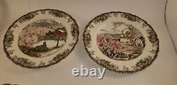 13 Johnson Brothers Friendly Village England Dinner Plates 12 Different