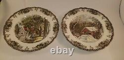 13 Johnson Brothers Friendly Village England Dinner Plates 12 Different