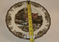 13 Johnson Brothers Friendly Village England Dinner Plates 12 Different