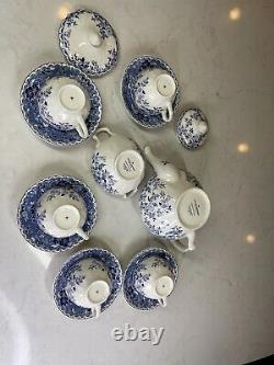 15 Pcs Full Set Of Johnson Brothers Devon Cottage Tea Set