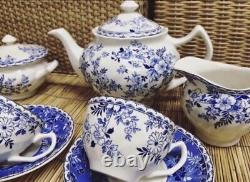 15 Pcs Full Set Of Johnson Brothers Devon Cottage Tea Set