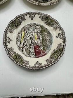 (#163)Johnson Bros The Friendly Village The Well Cup & Saucer 6 Sets England