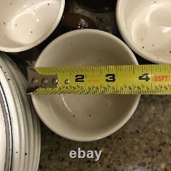 16 Piece Johnson Brothers Bahia TABLE PLUS Stoneware Set 6 Lg, 4 Sm, 6 Mugs