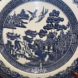 16 Piece Johnson Brothers England Blue Willow Ironstone 4 Place Settings