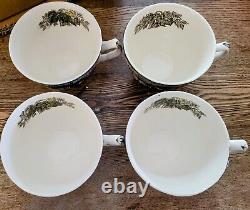 16 pcs Johnson Brothers Friendly Village 4 cup, saucer, 10 plate, lugged bowl