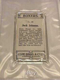 1915 Cope Bros & Co Jack Johnson Boxers #37 PSA 4 VG-EX