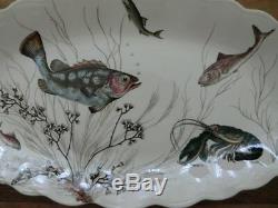 1955 1976 Large oval Platter JOHNSON BROTHERS Fish Pattern