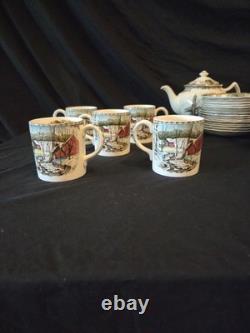 1956 Johnson Brother's Friendly Village Hand Painted Made in England- YOU PICK