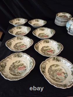 1956 Johnson Brother's Friendly Village Hand Painted Made in England- YOU PICK