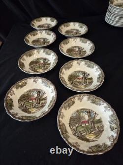 1956 Johnson Brother's Friendly Village Hand Painted Made in England- YOU PICK