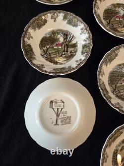 1956 Johnson Brother's Friendly Village Hand Painted Made in England- YOU PICK