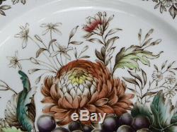 1960's Johnson Bros. Windsor Ware Fruits & Flowers Harvest 20 Oval Platter Mint