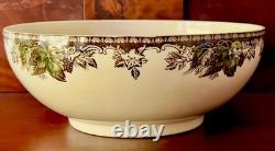 1970s Johnson Bros The Friendly Village Covered Bridge 12 Serving Bowl Pristine