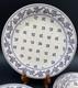19pcs. 1970's Laura Ashley- Johnson Bros. Petite Fleur Navy Ironstone Dishes Uk