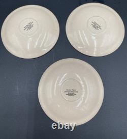 19pcs. 1970's LAURA ASHLEY- Johnson Bros. Petite Fleur Navy Ironstone Dishes UK
