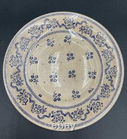 19pcs. 1970's LAURA ASHLEY- Johnson Bros. Petite Fleur Navy Ironstone Dishes UK