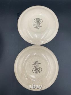 19pcs. 1970's LAURA ASHLEY- Johnson Bros. Petite Fleur Navy Ironstone Dishes UK