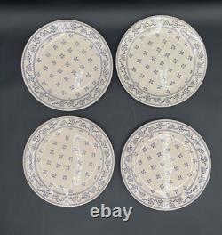 19pcs. 1970's LAURA ASHLEY- Johnson Bros. Petite Fleur Navy Ironstone Dishes UK