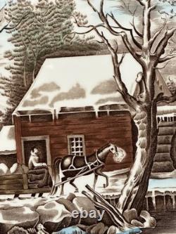 20Beautifully Engraved Serving Platter by Johnson Brothers/Country Life Pattern