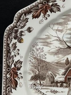 20Beautifully Engraved Serving Platter by Johnson Brothers/Country Life Pattern