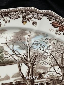 20Beautifully Engraved Serving Platter by Johnson Brothers/Country Life Pattern